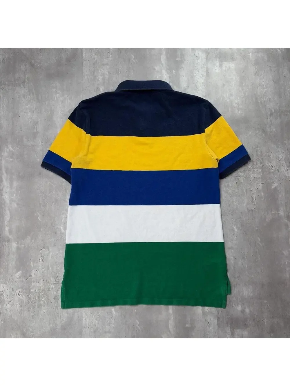 Y2K Polo Ralph Lauren Striped Multicolor Skater Polo Shirt